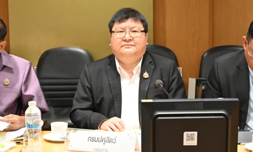 "รองอธิบดีกรมปศุสัตว์ร่วมประชุมคณะกรรมการบริหารกองทุนเพื่อพัฒนาการผลิตถั่วเหลือง ครั้งที่ 1/2568"