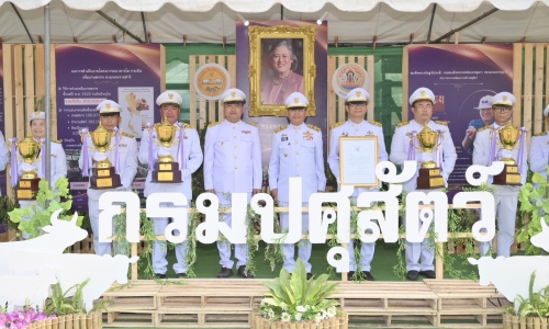 กรมปศุสัตว์ อัญเชิญถ้วยรางวัลพระราชทานสมเด็จพระกนิษฐาธิราชเจ้า กรมสมเด็จพระเทพรัตนราชสุดาฯ สยามบรมราชกุมารี งานมหกรรมโคเนื้อแห่งชาติ ครั้งที่ 22 ประจำปีงบประมาณ พ.ศ. 2568
