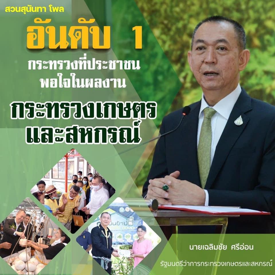 “เฉลิมชัย” ชูธงยุทธศาสตร์ “ตลาดนำการผลิต” ปฏิรูปภาคเกษตรรับมือปี 2564 พร้อมขอบคุณประชาชนมอบตำแหน่งรัฐมนตรีดีเด่นและโหวตให้กระทรวงเกษตรมีผลงานอันดับ 1