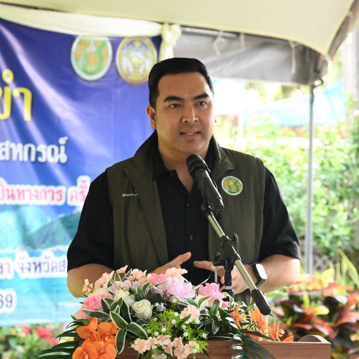 รอธ.มนัสฯ ติดตามคณะ รมช.เกษตรฯ ลงพื้นที่ตรวจราชการจังหวัดสงขลา